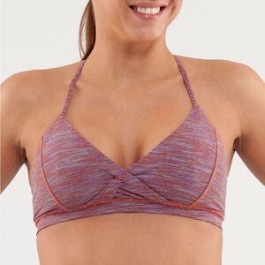 Lululemon Pranayama Halter Sports Bra Wee Are From Space Black March Multi 10